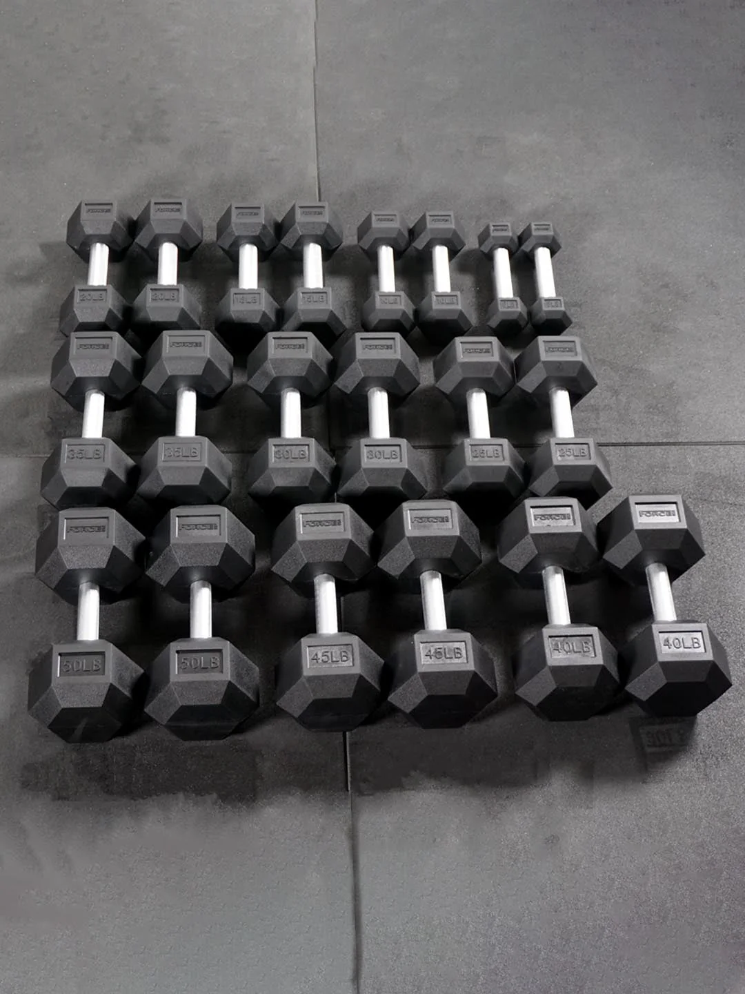Force USA Rubber Hex Dumbbells - Image 10