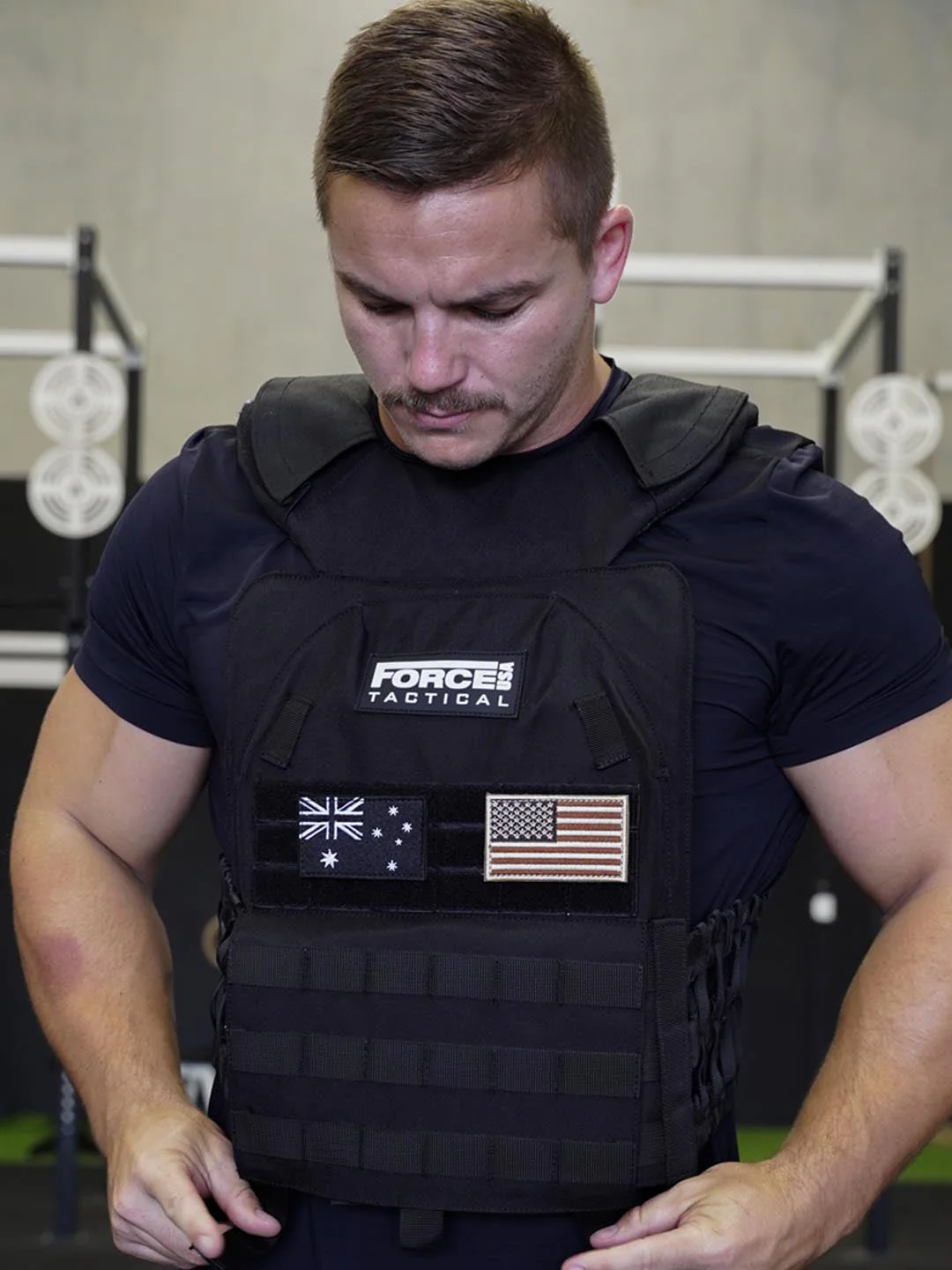 Force USA Tactical Training Vest (Black) - Image 5